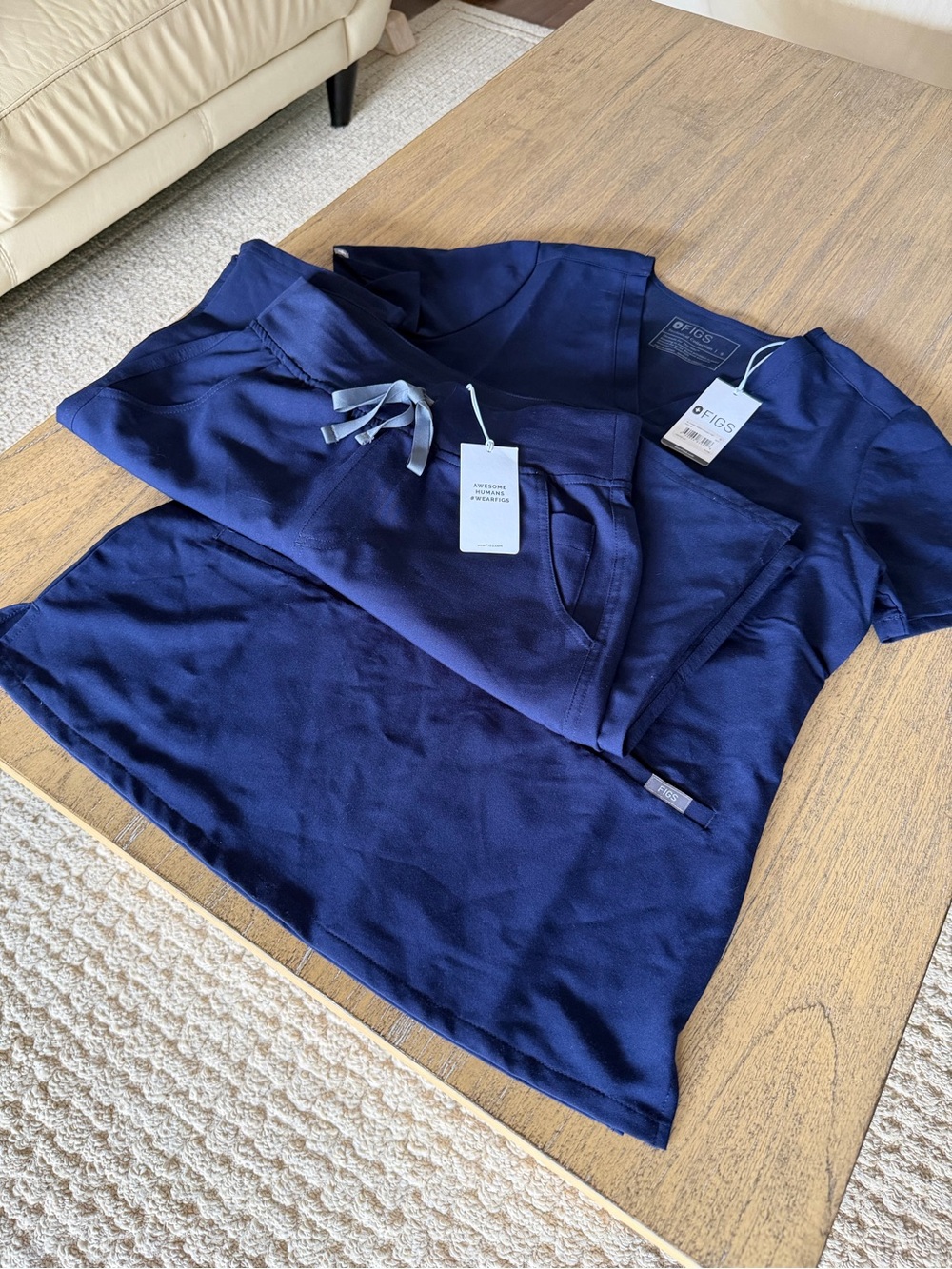 NWT Figs Women’s Navy Set